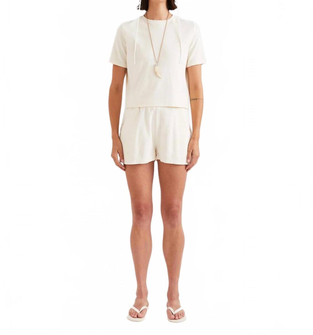NEW KULE the terry hurley tee in cream